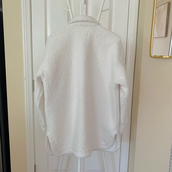 Sherpa Button Down Shacket - Picture 3 of 12